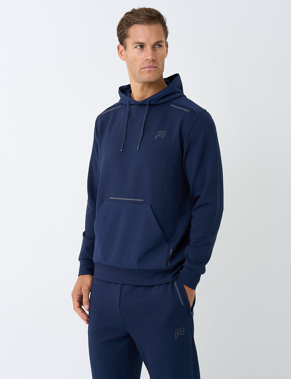 HYBRID MOTION HOODIE - NAVY-1