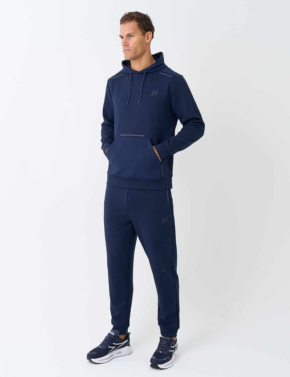 HYBRID MOTION HOODIE - NAVY-4