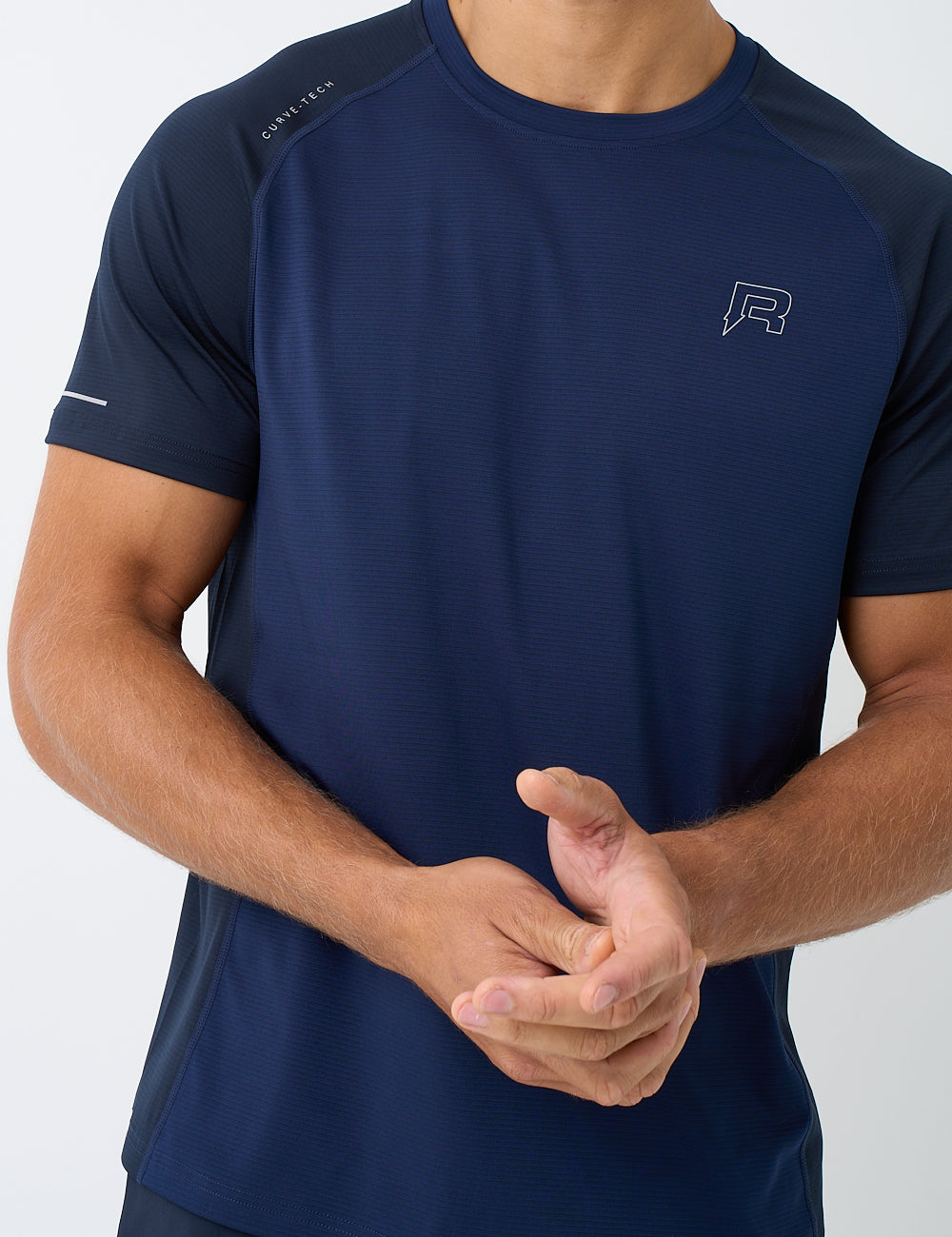 CURVE T-SHIRT - MARINE / GRAPHITE BLUE-3