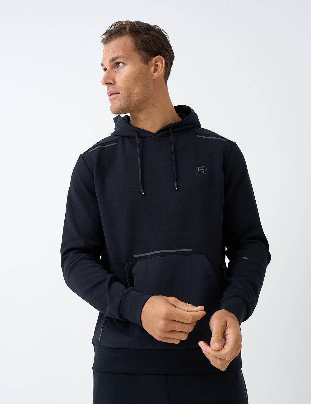 HYBRID MOTION HOODIE - BLACK-1