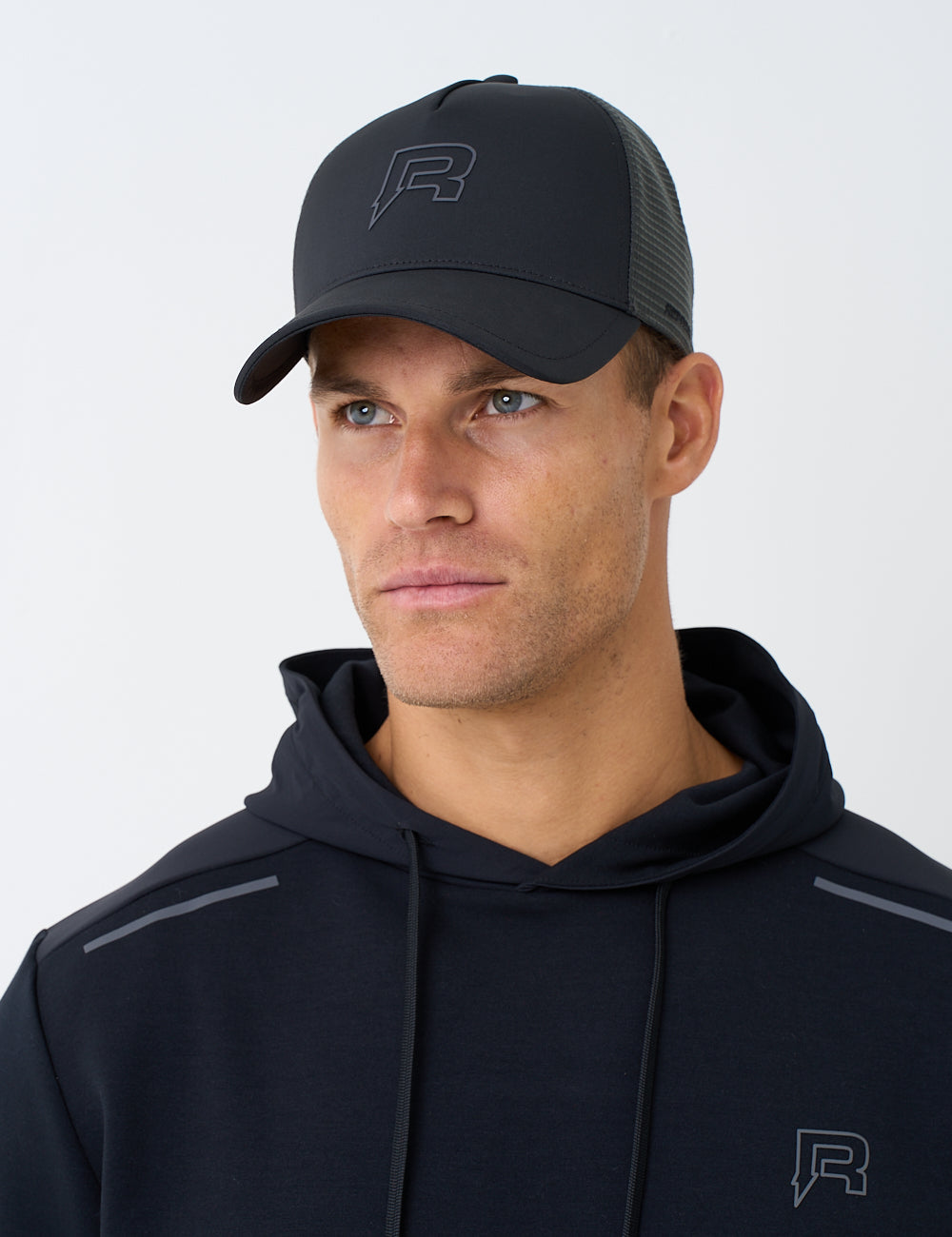 NOX TRUCKER CAP - OBSIDIAN / BLACK SAND-1