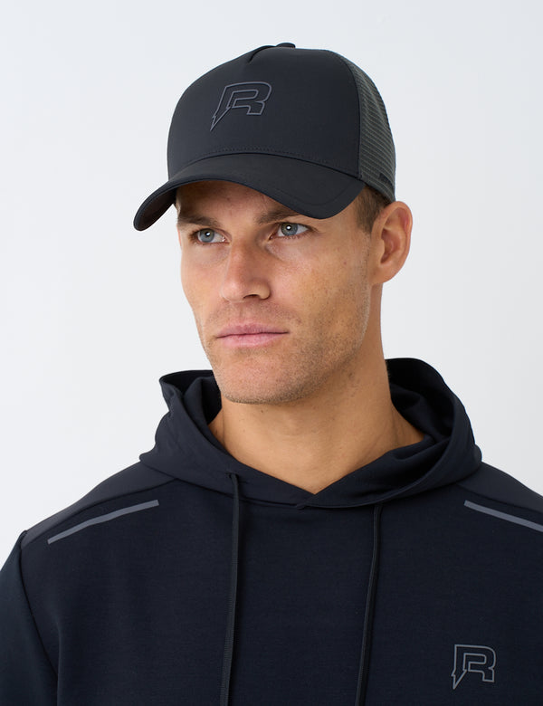 NOX TRUCKER CAP - OBSIDIAN / BLACK SAND