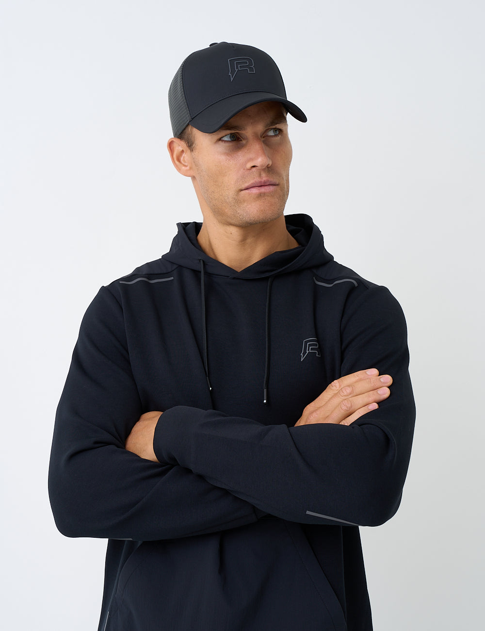 NOX TRUCKER CAP - OBSIDIAN / BLACK SAND-5