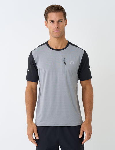 GEYSER T-SHIRT - MARBLE / OBSIDIAN