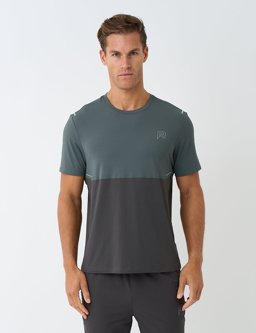 SUMMIT T-SHIRT - DARK MOSS / DARK GREY-1