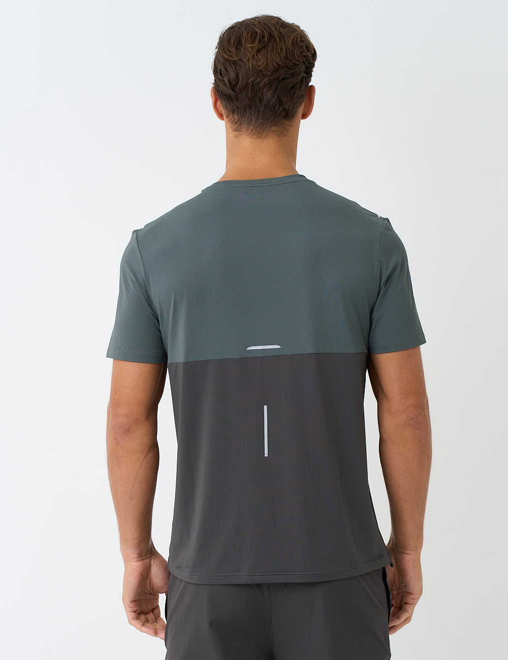 SUMMIT T-SHIRT - DARK MOSS / DARK GREY-2