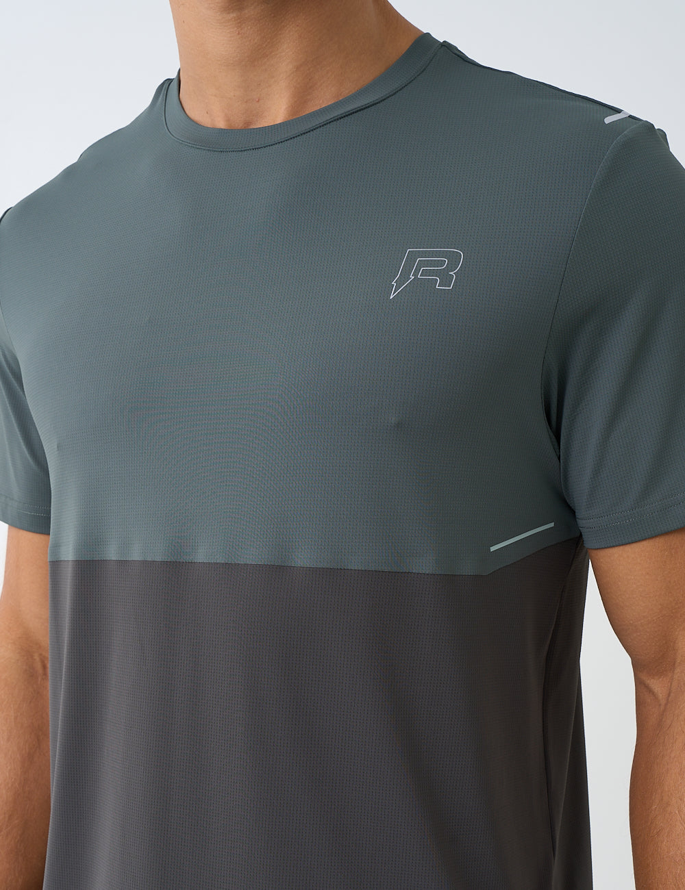 SUMMIT T-SHIRT - DARK MOSS / DARK GREY-3