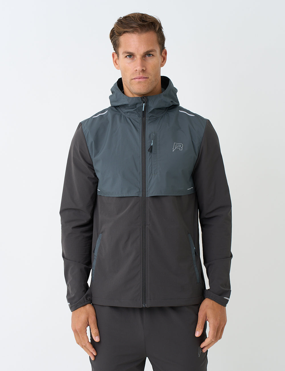 SUMMIT WINDBREAKER - DARK MOSS / DARK GREY