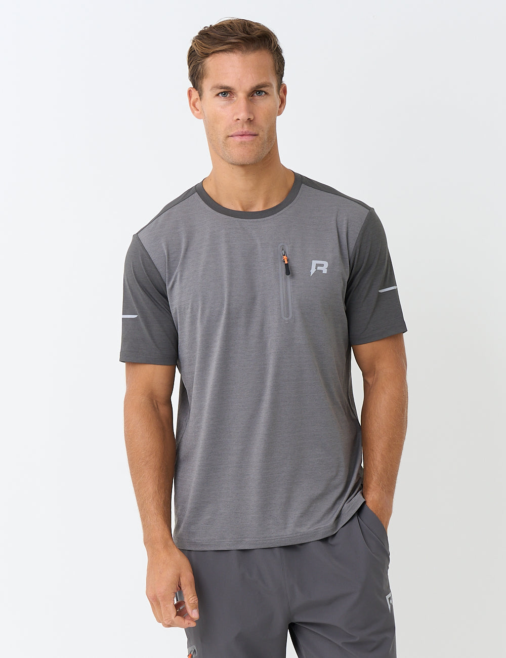 GEYSER T-SHIRT - GARGOYLE / TECTONIC GREY-1