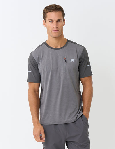 GEYSER T-SHIRT - GARGOYLE / TECTONIC GREY