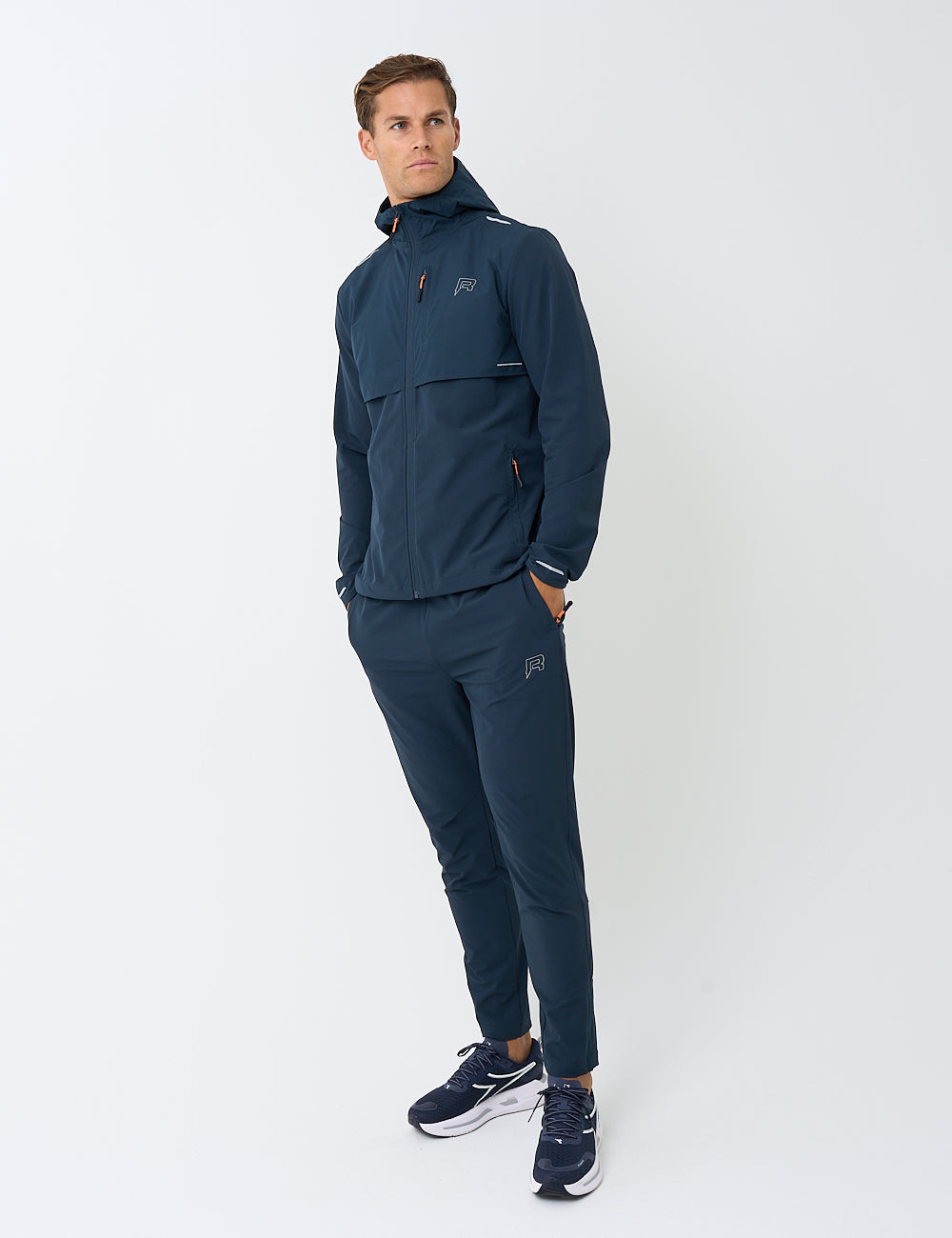 SUMMIT WINDBREAKER - AERO BLUE / FLAME-4