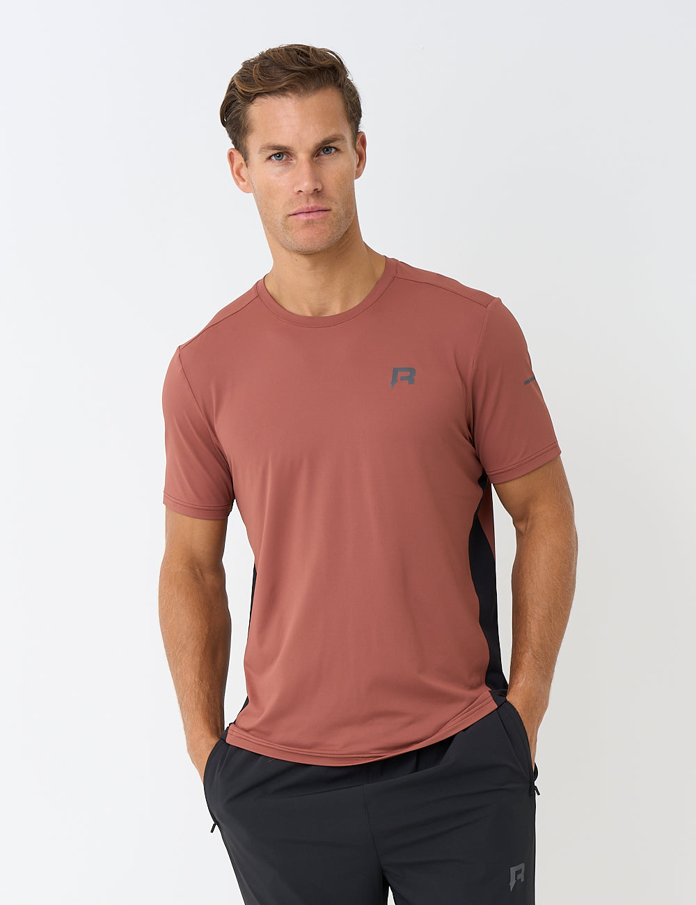 VORTEX T-SHIRT - DEEP TERRA / OBSIDIAN