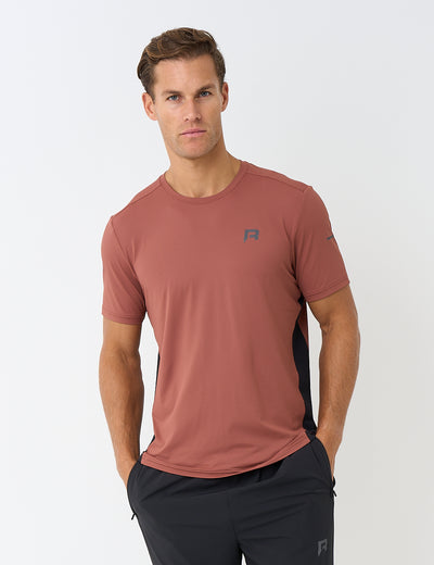 VORTEX T-SHIRT - DEEP TERRA / OBSIDIAN