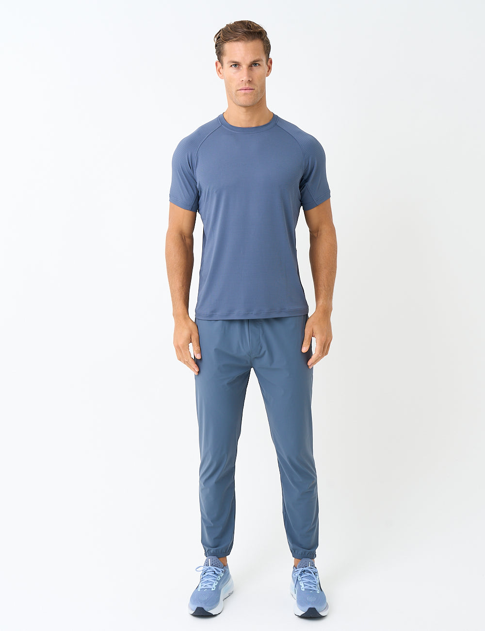 ECHO T-SHIRT - SLATE BLUE-4