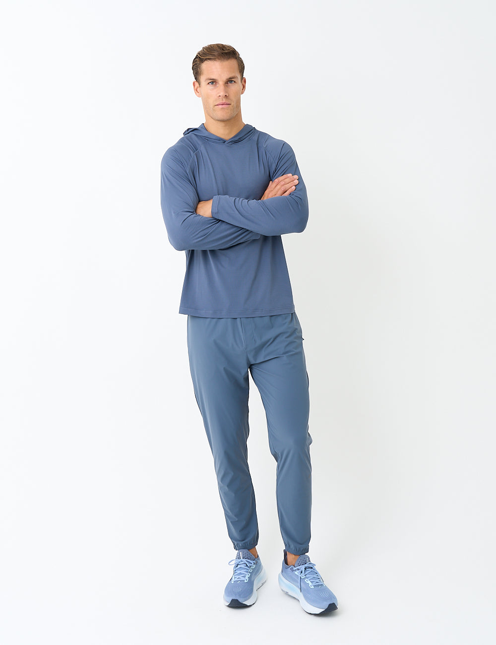 ECHO TRAINING HOODIE - SLATE BLUE-4