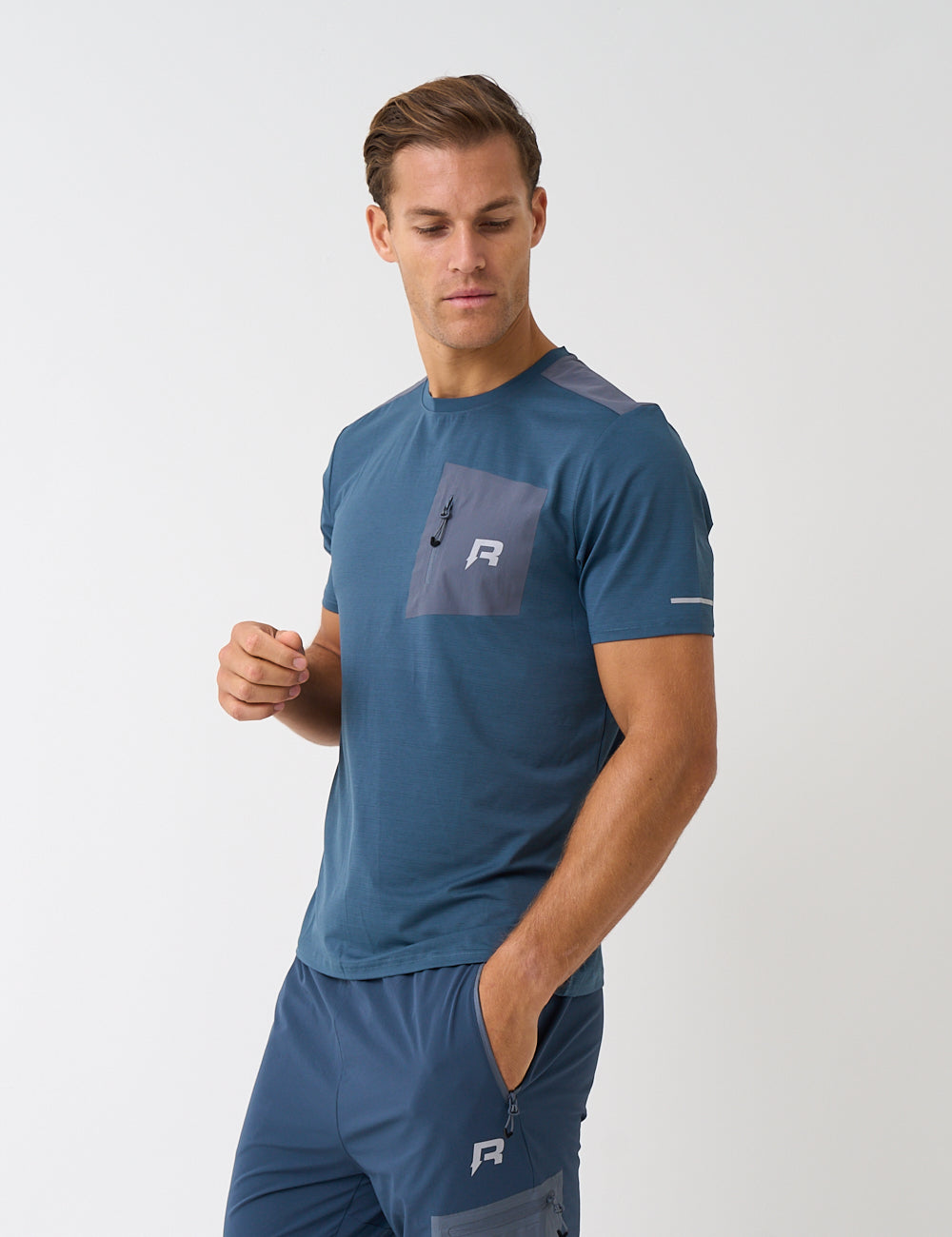 CELL T-SHIRT - MARINE / TURBULENCE-3