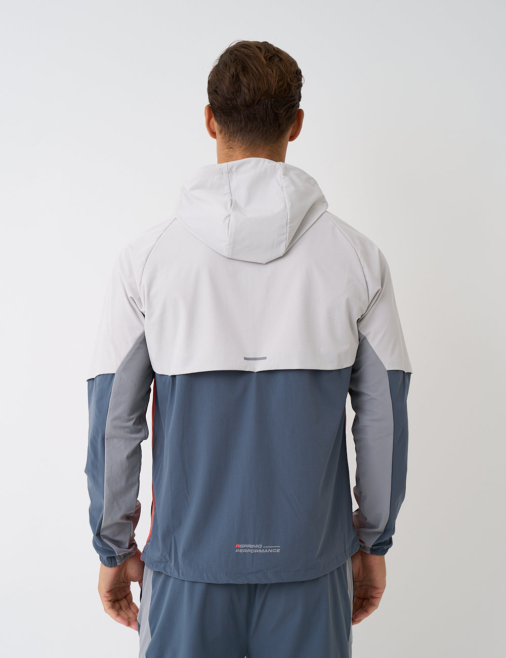 RP VORTEX WINDBREAKER - GREY / CRIMSON-3