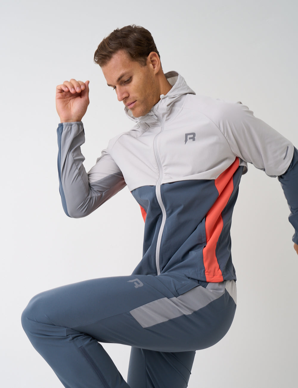 RP VORTEX WINDBREAKER - GREY / CRIMSON-2