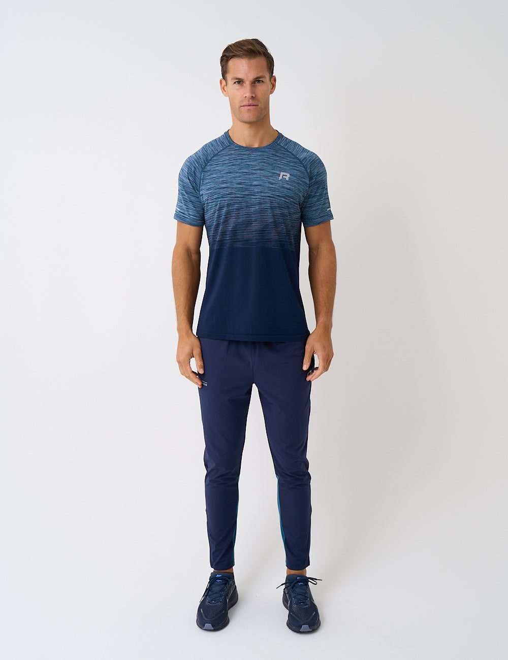 RP AXIS T-SHIRT - NAVY / DUSTY BLUE-5