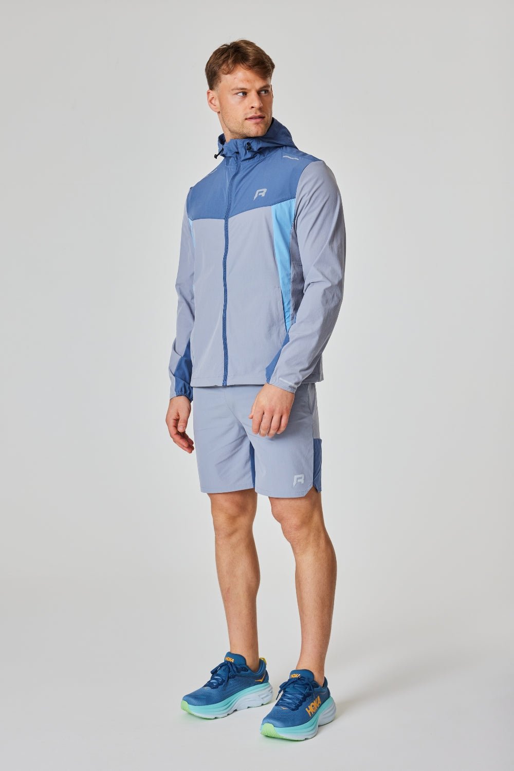 Flight Windbreaker Navy Silver Blue Light Blue Reprimo