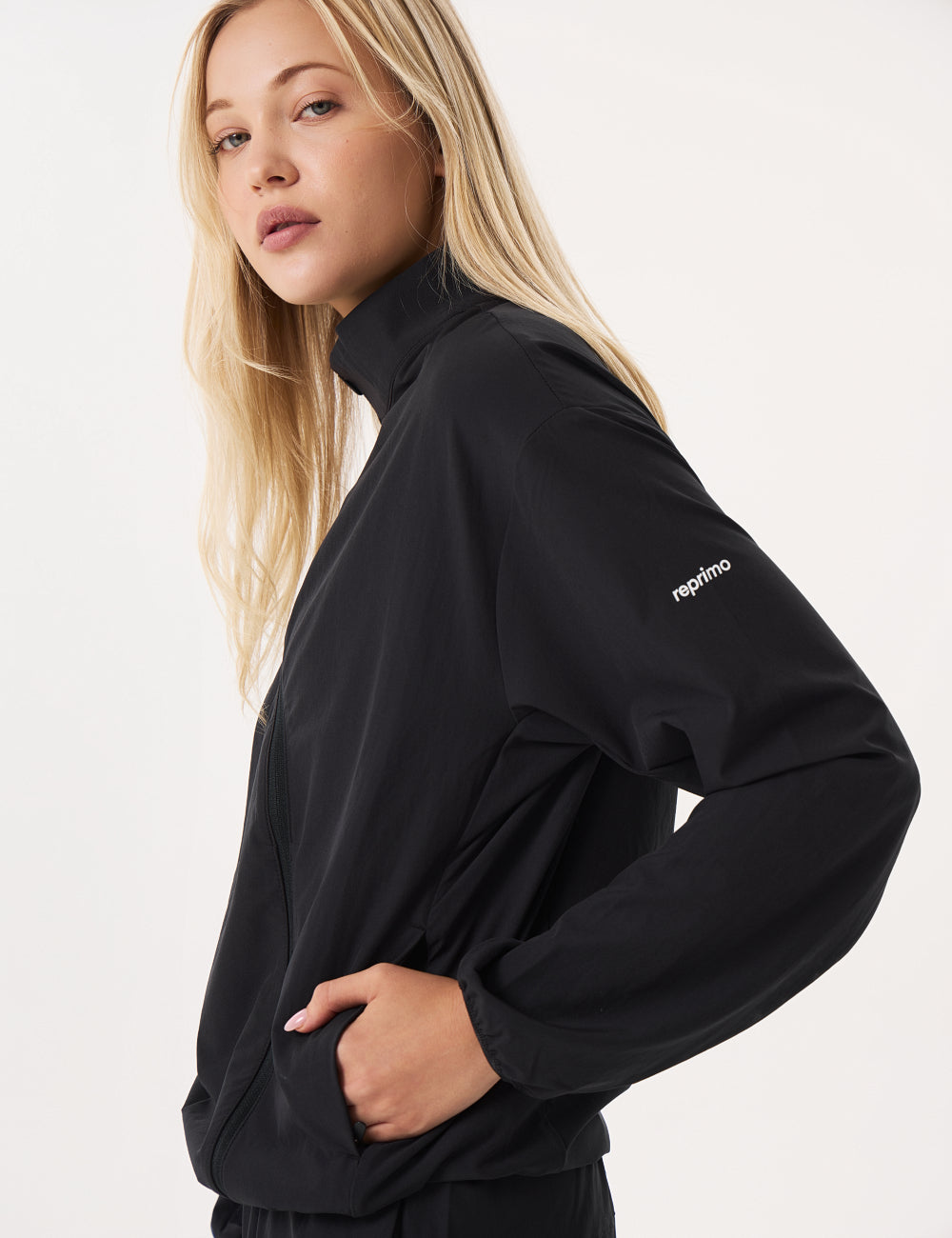 CONTOUR ASYMMETRIC TRACK JACKET - BLACK-2
