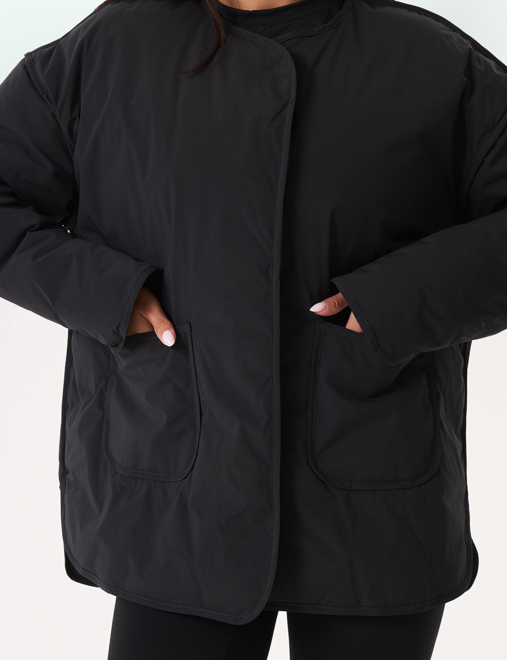 NOMI PADDED JACKET - BLACK-4