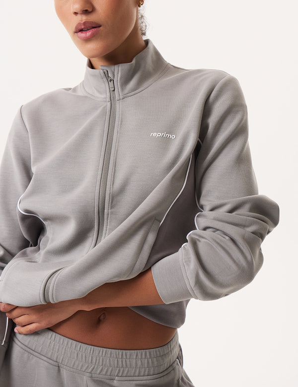 NELO TRACK JACKET - GHOST / DOVE