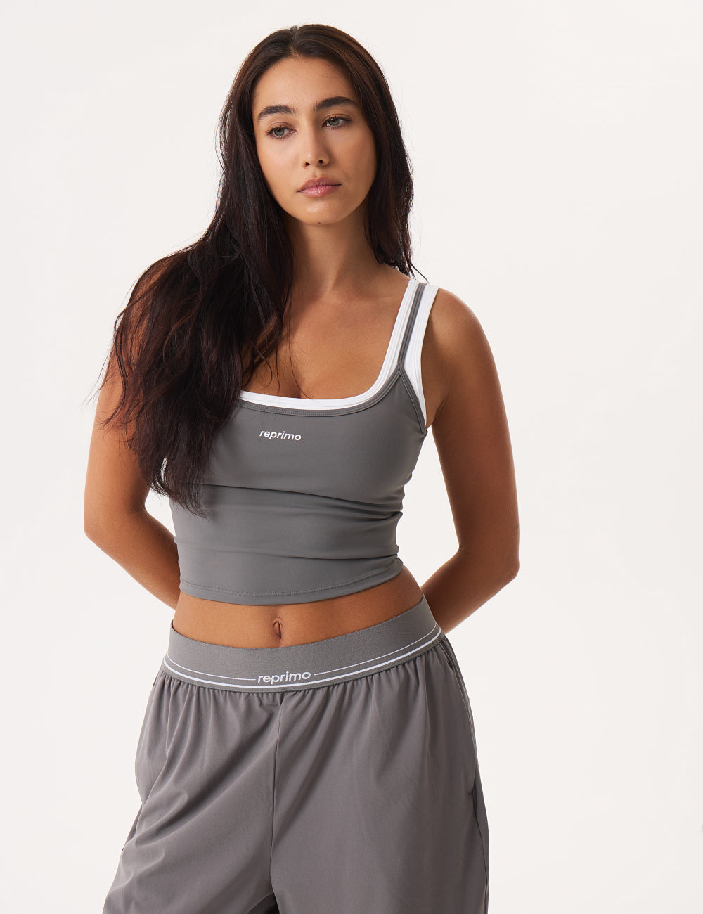 CONTOUR LAYER TANK TOP - DOVE-3